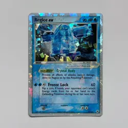 Regice EX 97/101 - Hidden Legends Series - LP - Holo Ultra Rare Card - Image 1