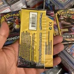 Pokemon Unified Minds 3 Card Mini Booster Pack Sealed Unweighed - Image 2