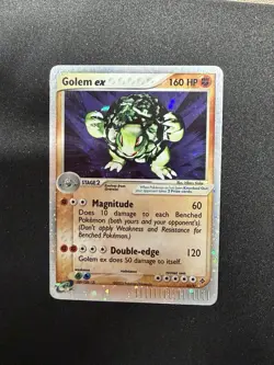 Pokemon TCG Golem EX Holo Ultra Rare Card 91/97 Dragon Expansion Set - Image 1