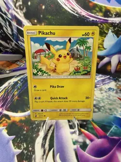 Pikachu 30/111 Sm-Crimson Invasion Regular Pokemon Card - Image 1