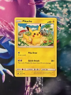 Pikachu 30/111 Sm-Crimson Invasion Regular Pokemon Card - Image 3