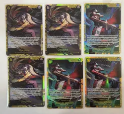 One Piece OP14 SEC 6 Cards Lot Dracule Mihawk / Crocodile English! - Image 1