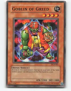Goblin of Greed #DCR-065 Yugioh Card - Image 1