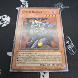 Cyber Raider DCR-011 Dark Crisis Unlimited LP Light Play Yu-Gi-Oh! Card - Image 3