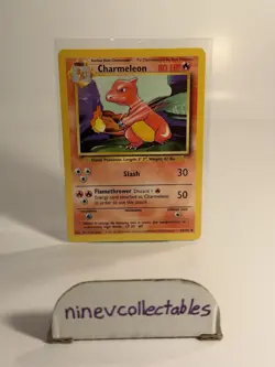 Charmeleon 24/102 Base Set Unlimited WOTC 1999 Pokemon Card Near Mint Pack Fresh - Image 1