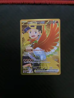 Ethan’s Ho-Oh ex Gold Secret Rare 239/182 DRI Pokemon Card Hyper Rare NM - Image 1