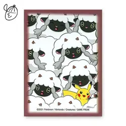 Pokemon CWC 2023 Yokohama - Wooloo Fluffy Flock Card Sleeves (65 Sleeves) - Image 1