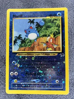 Marill 11/18 Southern Islands Reverse Holo Rare Pokemon Card TCG - Image 1