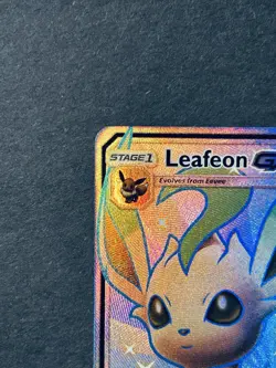Leafeon GX SV46/SV94 Hidden Fates Shiny Vault Holo Pokemon Card NM - Image 4