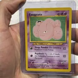 Exeggcute 64/105 Neo Destiny Rare Vintage Pokemon Card LP+ Vtg Nintendo Pokemon - Image 1