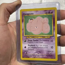 Exeggcute 64/105 Neo Destiny Rare Vintage Pokemon Card LP+ Vtg Nintendo Pokemon - Image 2