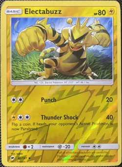 Electabuzz 42/147 Sm-Burning Shadows Reverse Holo - Pokemon Card - Image 1