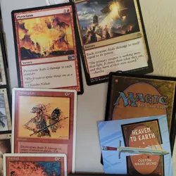 WHITE & RED ***BURN SPELLS*** Custom COMMANDER MAGIC DECK Whole 100 MTG Cards - Image 5