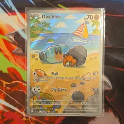 Dwebble 129/086 BLK EN Full Art - Black Bolt Pokemon Card - Image 1