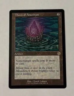 MTG Thorn of Amethyst - The Brothers' War: Retro Frame Artifacts NM - Image 1