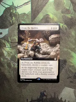 MTG From The Rubble Lost Caverns Of Ixalan 40 Borderless NM FAST SHIPPING - Image 1