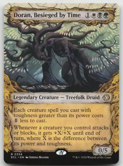 Doran, Besieged by Time (Showcase) R Normal Lorwyn Eclipsed 334 NM - Image 1