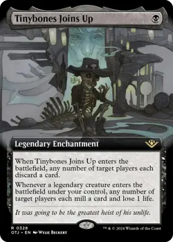 MTG Tinybones Joins Up (Extended Art) - 328 / English / Near Mint - Image 1