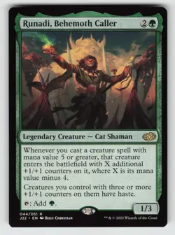 Runadi, Behemoth Caller *Non-Foil* J22 44 NM - Image 1