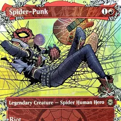 Spider-Punk (Borderless) - FOIL - MTG - Spider-Man - SPM - 0210 - RARE ~ NM - Image 1
