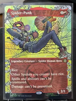 Spider-Punk (Borderless) - FOIL - MTG - Spider-Man - SPM - 0210 - RARE ~ NM - Image 2