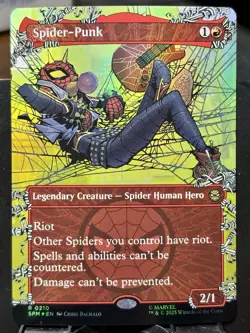 Spider-Punk (Borderless) - FOIL - MTG - Spider-Man - SPM - 0210 - RARE ~ NM - Image 3