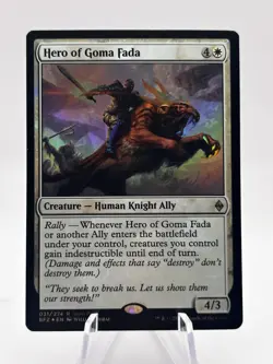 Hero of Goma Fada 031/274 Foil Intro Pack Promo Battle For Zendikar BFZ MTG LP - Image 1
