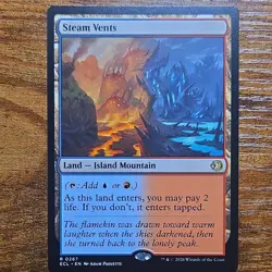 Wizards Magic: The Gathering Steam Vents ECL-0267 Land Blue Red Rare - Image 1