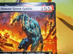 Ultimate Green Goblin extended art magic the gathering spider-man trading card - Image 5