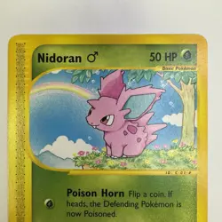 Pokemon Nidoran M Common Normal Aquapolis 096/147 LP+ - Image 2