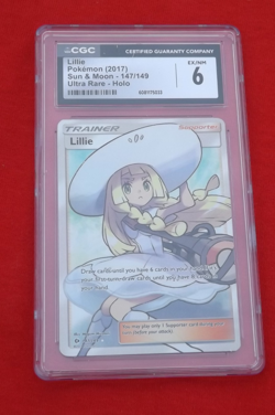 2017 Pokemon Sun & Moon Base Lillie 147/149 ULTRA RARE HOLO EX/NM 7 - Image 1