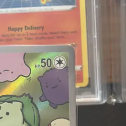 After Skool Hobby Pokemon S2 Ditto/Bulbasaur Full Art Non-TCG Card NM-Mint - Image 4