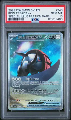 Pokemon Scarlet & Violet Base Iron Treads Ex 248/198 PSA 10 Gem Mint - Image 3