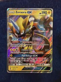 Pokemon Zeraora GX Ultra Rare #86/214 - Sm-Lost Thunder - LP - Image 1