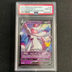 Dark Sylveon V SWSH134 *PSA 10* SWSH: Sword & Shield Pokemon TCG - Image 1