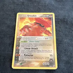 Team Magma's Groudon 9/95 Team Magma vs Team Aqua 2004 Pokemon TCG - Image 1