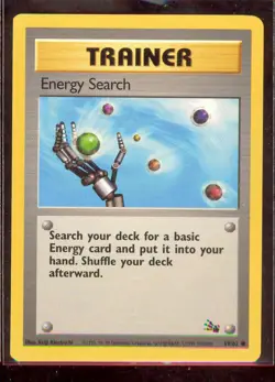 Pokemon ENERGY SEARCH 59/62 Fossil - NEAR MINT/MINT - Image 1