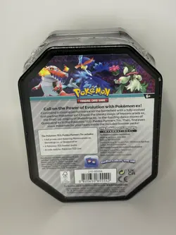 Pokemon TCG Paldea Partners Tin featuring Skeledirge ex New/Sealed Free Shipping - Image 1
