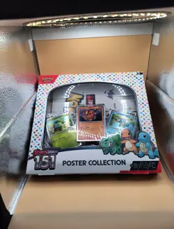 Nintendo Pokemon TCG Scarlet & Violet - 151 Poster Collection Box - 3 Packs 820650853166 - Image 1