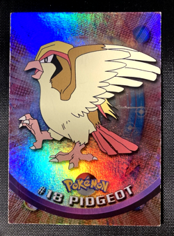 Topps Pokemon TV Animation Edition Series 1 Rainbow Holo Foil #18 Pidgeot Blue - Image 1