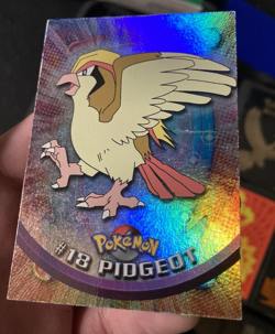 Topps Pokemon TV Animation Edition Series 1 Rainbow Holo Foil #18 Pidgeot Blue - Image 3