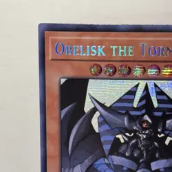Obelisk the Tormentor TN19-EN007 Prismatic Secret Rare Limited Ed. LP Yugioh TCG - Image 2