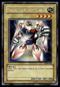 Yu-Gi-Oh TCG Duelist of the Roses #DOR-003 Gamma the Magnet Warrior Secret Rare - Image 1