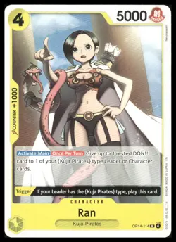 One Piece The Azure Sea's Seven #OP14-114 Ran Uncommon - Image 1