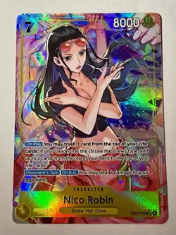 One Piece Nico Robin SR Alt Art AA EB03-055 Heroines Edition English - Image 1