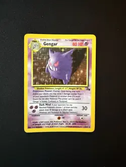Pokemon TCG Gengar Fossil Holo Card 5/62 Rare - Image 3