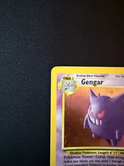 Pokemon TCG Gengar Fossil Holo Card 5/62 Rare - Image 4