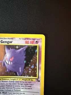 Pokemon TCG Gengar Fossil Holo Card 5/62 Rare - Image 5
