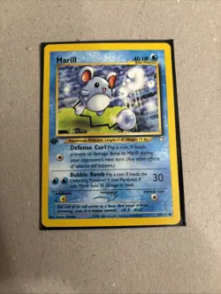 1st Edition Marill - Neo Genesis - #66/111 - Vintage Pokemon Card 2000 WOTC - Image 1