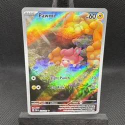 Pawmi 226/091 Illustration Rare NM/M Paldean Fates Pokemon TCG Card - Image 4